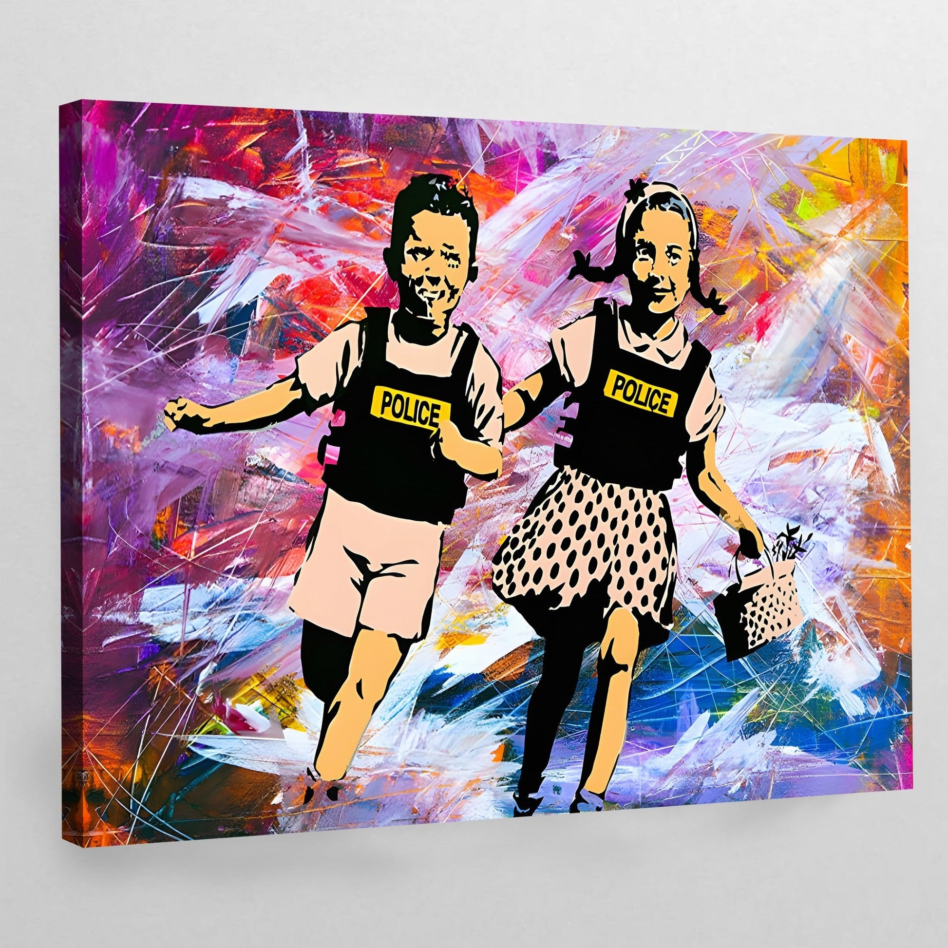 Banksy Jack And Jill Wall Art - Luxury Art Canvas