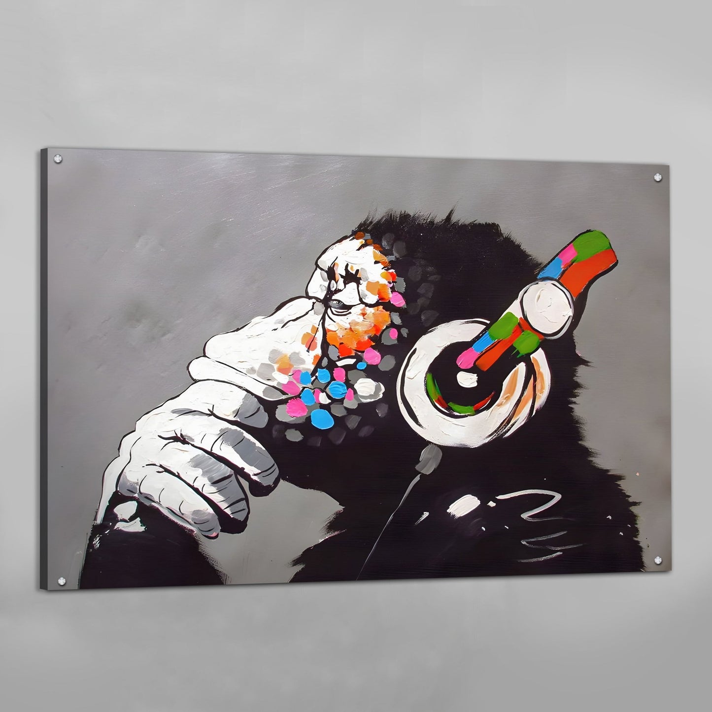 Banksy Monkey Wall Art - Luxury Art Canvas