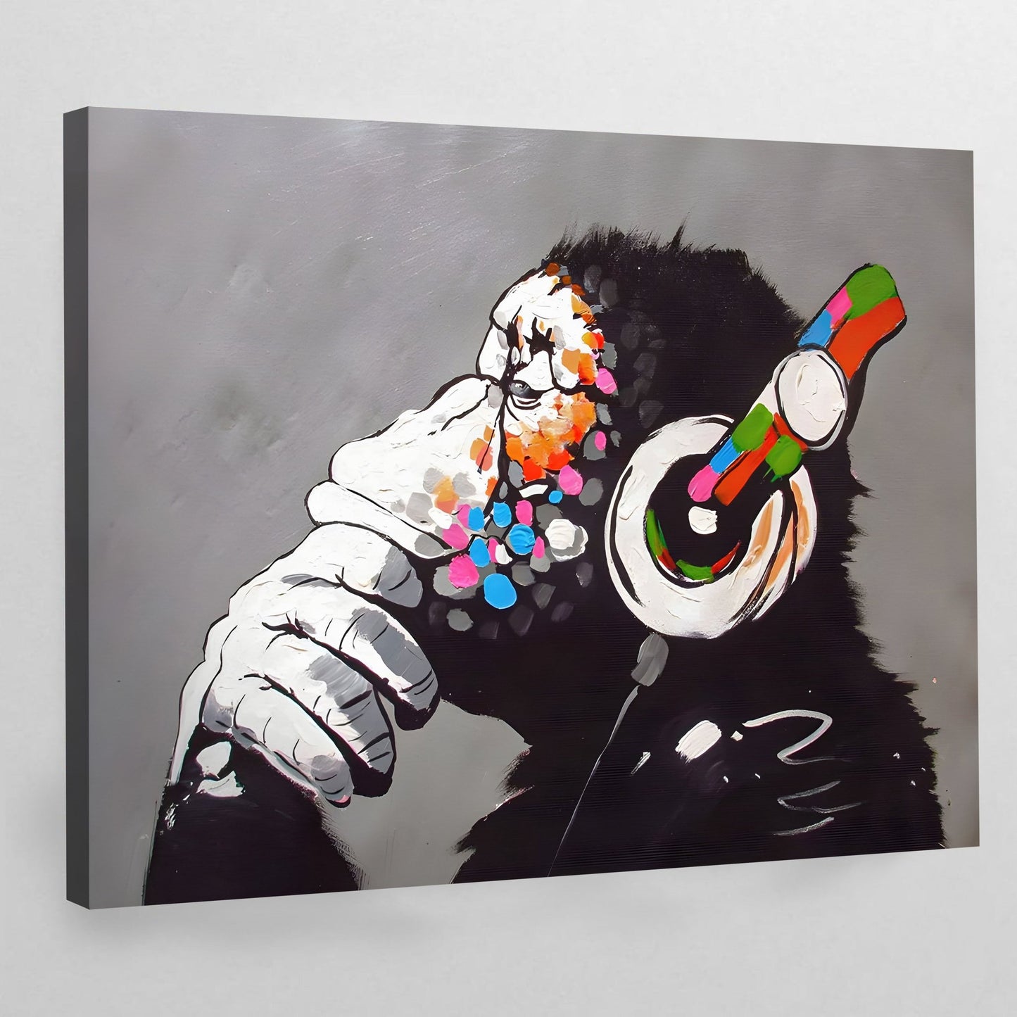 Banksy Monkey Wall Art - Luxury Art Canvas