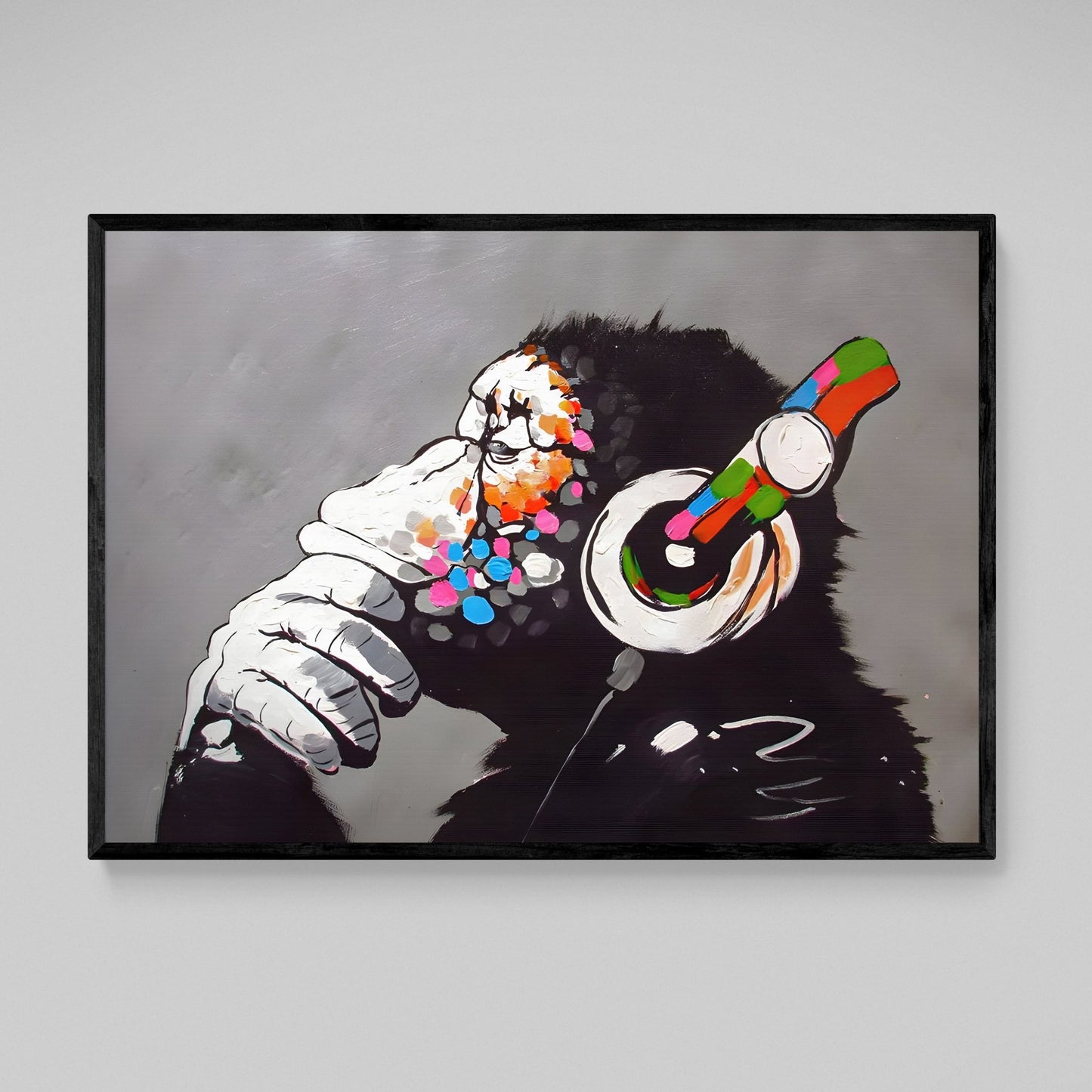 Banksy Monkey Wall Art - Luxury Art Canvas