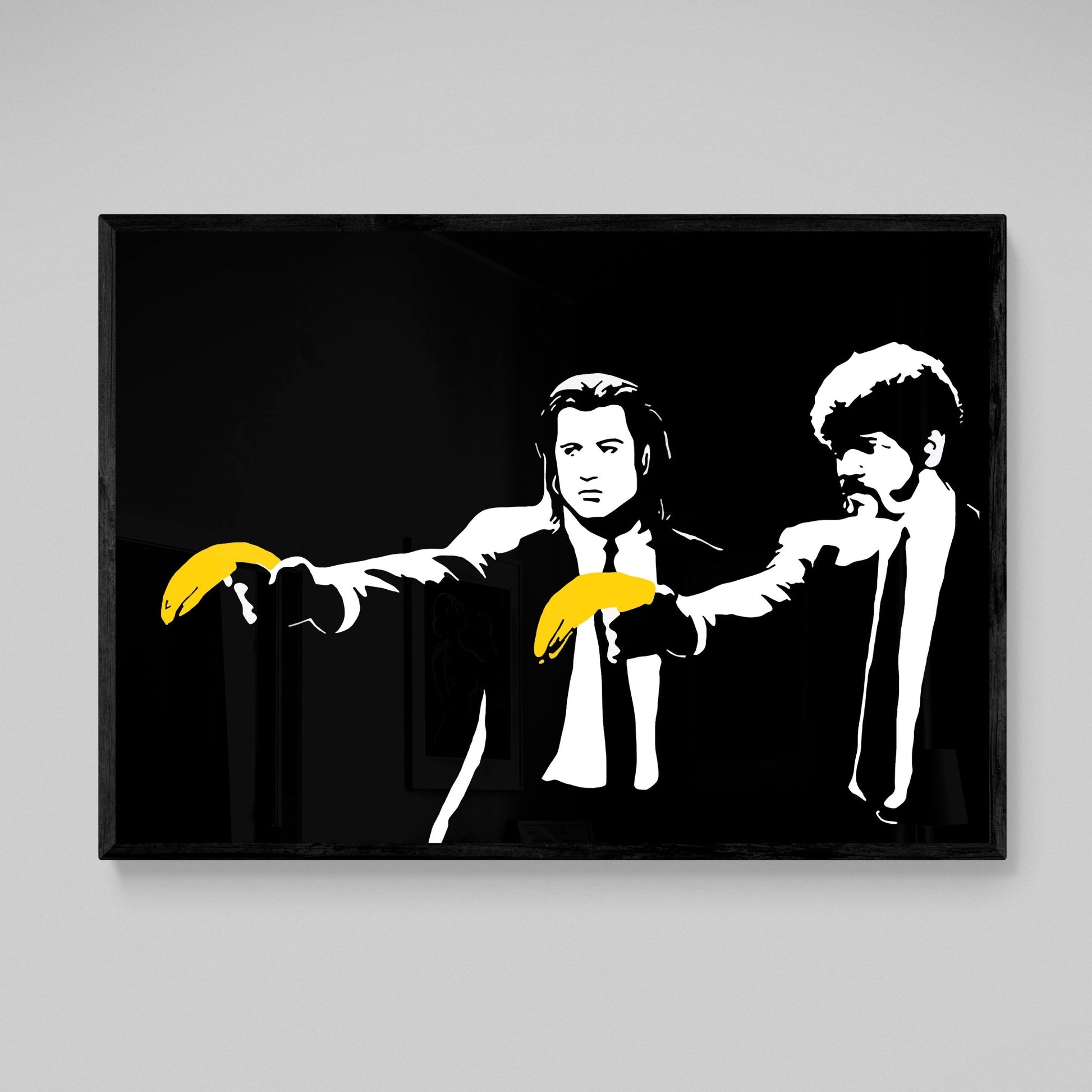 Banksy Pulp Fiction Wall Art - Luxury Art Canvas