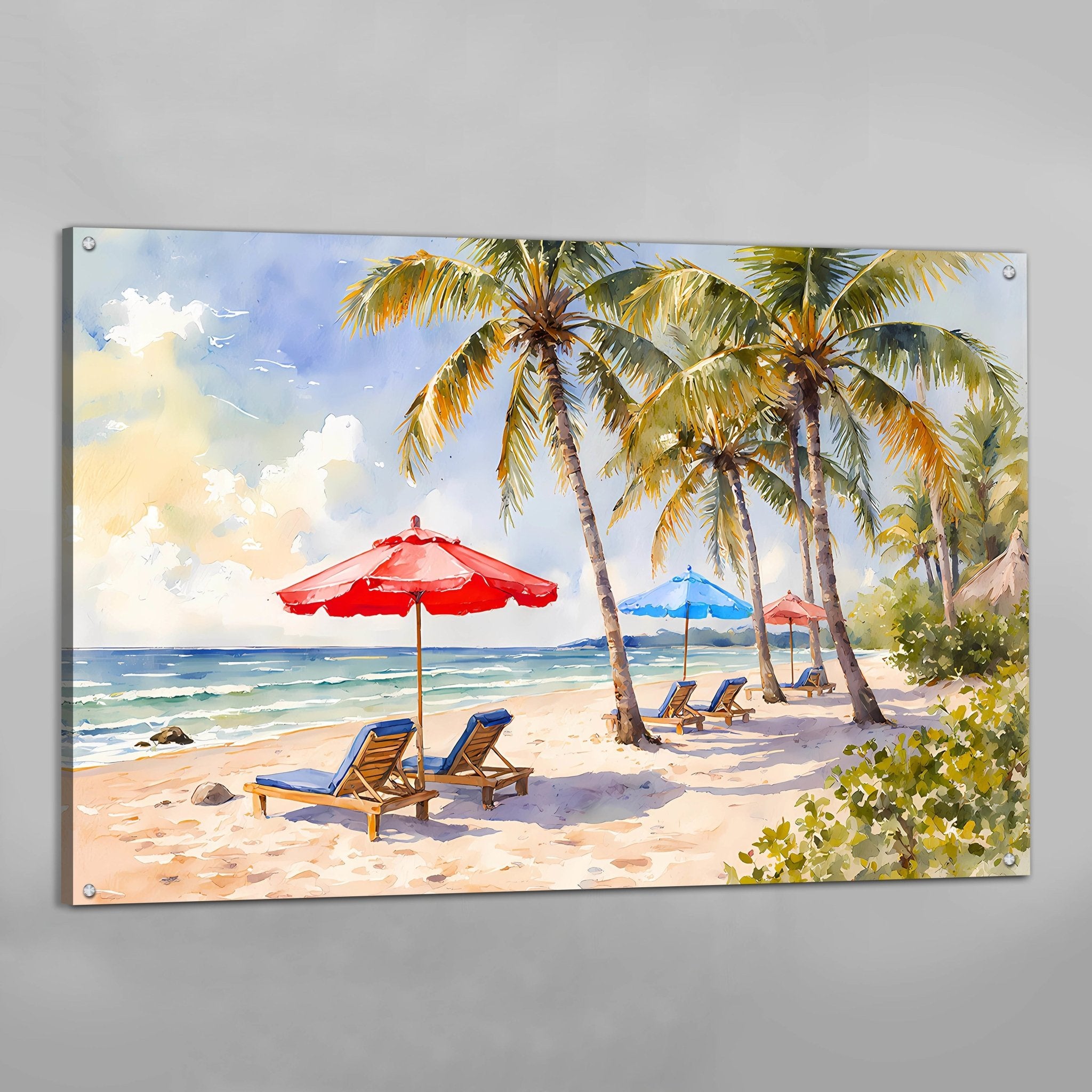 Beach Landscape Wall Art - Luxury Art Canvas