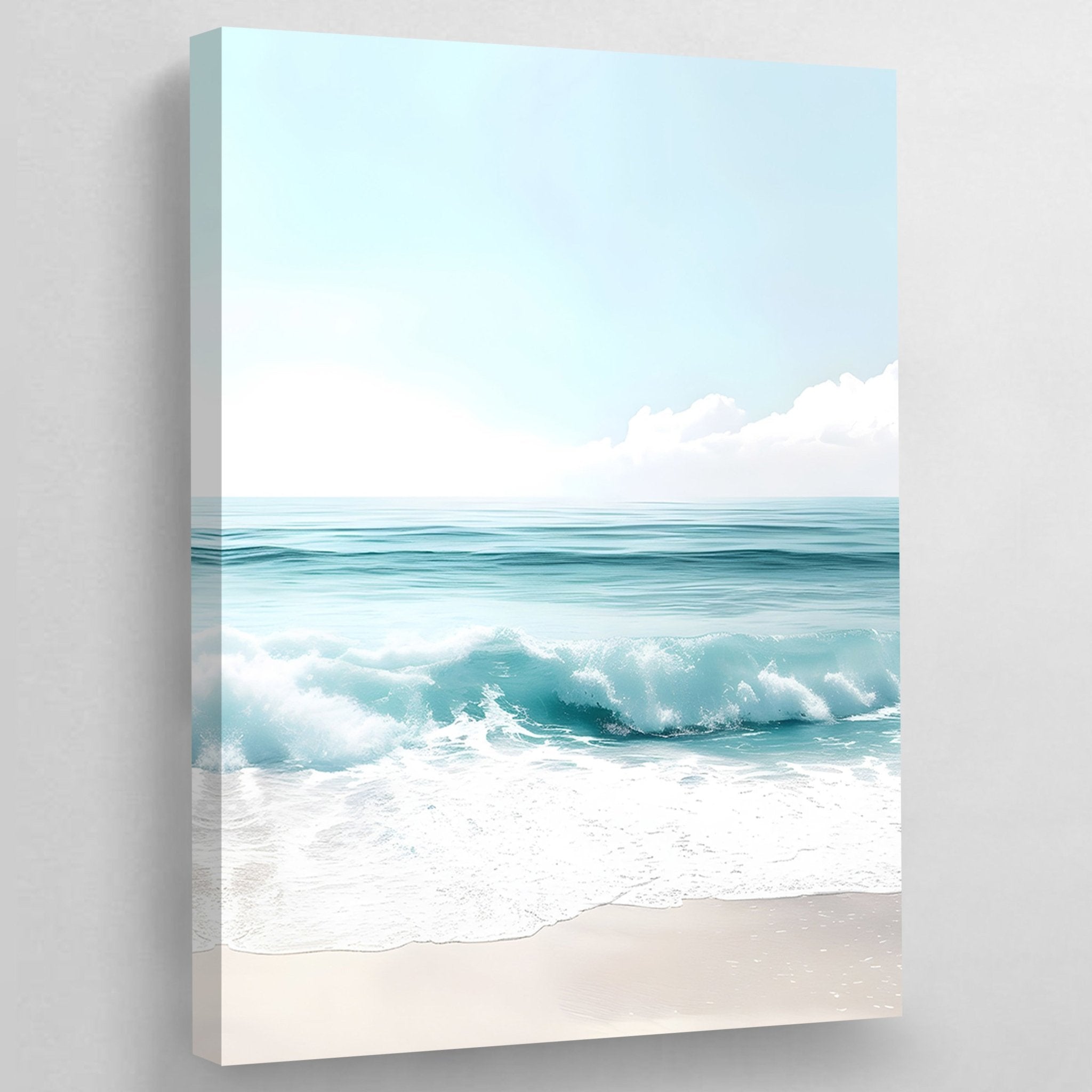 Beach Scene Wall Art - Luxury Art Canvas