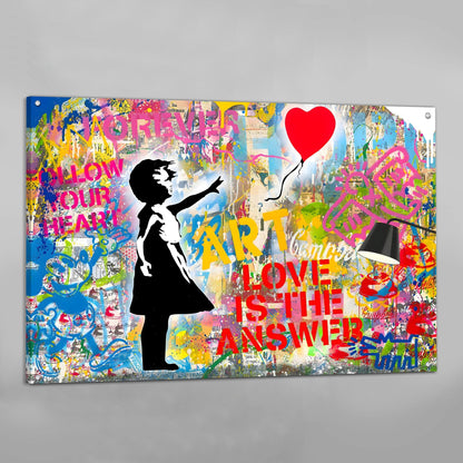 Become The Dream Graffiti Wall Art - Luxury Art Canvas