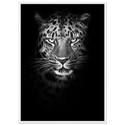 Black and White Leopard Wall Art - Luxury Art Canvas