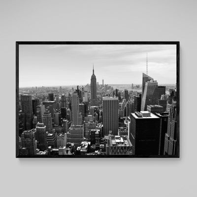 Black and White Manhattan New York Wall Art - Luxury Art Canvas