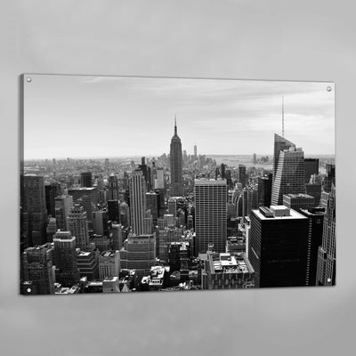 Black and White Manhattan New York Wall Art - Luxury Art Canvas