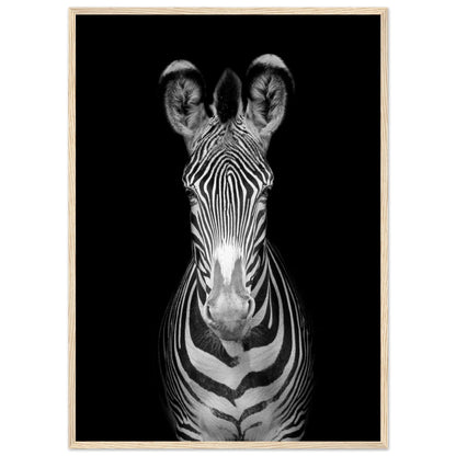 Black and White Zebra Wall Art - Luxury Art Canvas