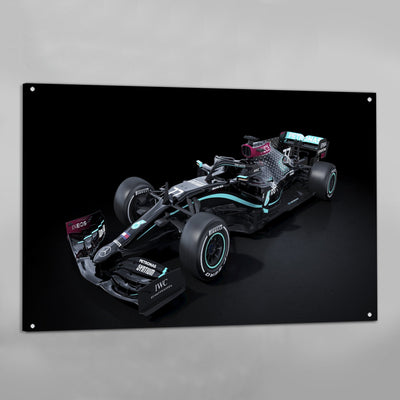 Black F1 Car Wall Art - Luxury Art Canvas
