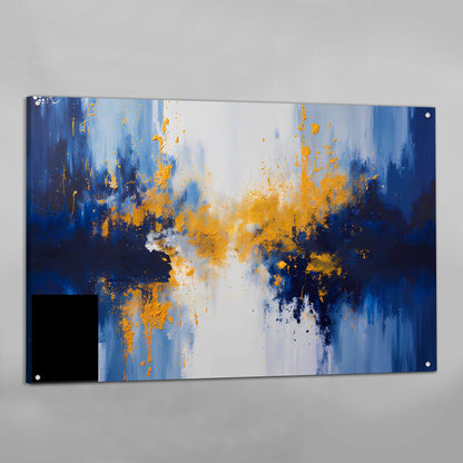 Blue Abstract Canvas - Luxury Art Canvas