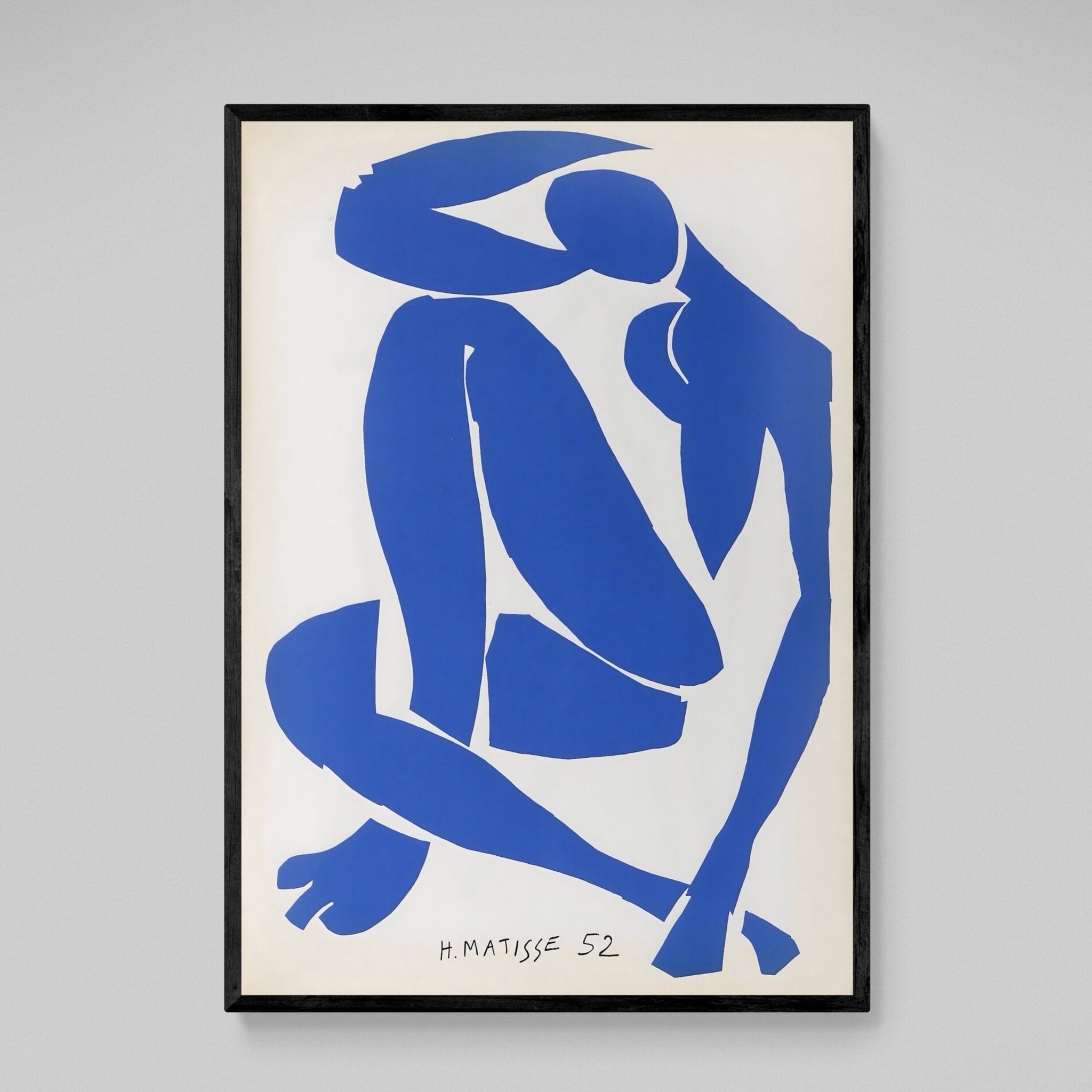 Blue Nude Matisse Wall Art - Luxury Art Canvas