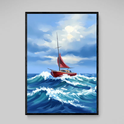 Boat Abstract Wall Art - Luxury Art Canvas