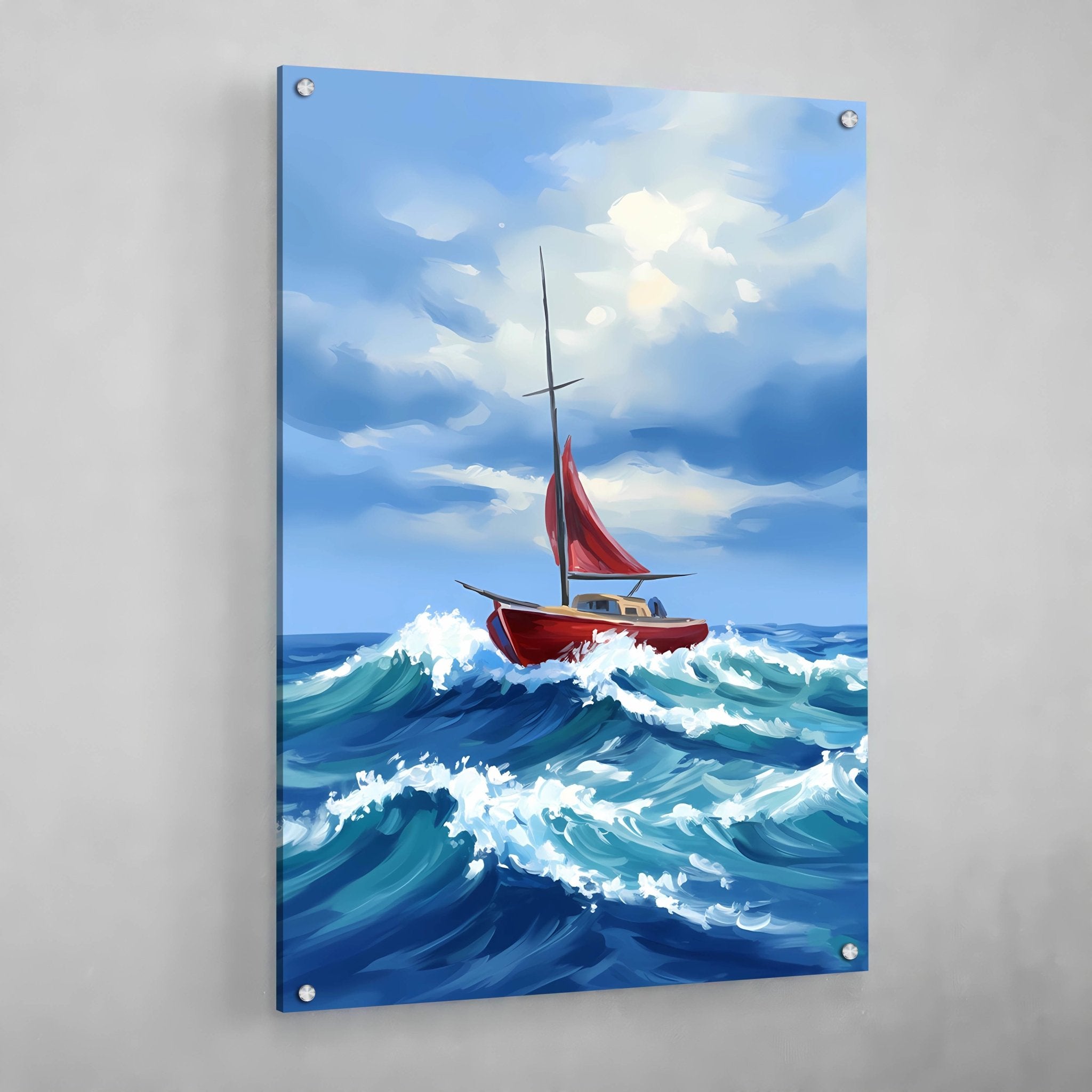 Boat Abstract Wall Art - Luxury Art Canvas