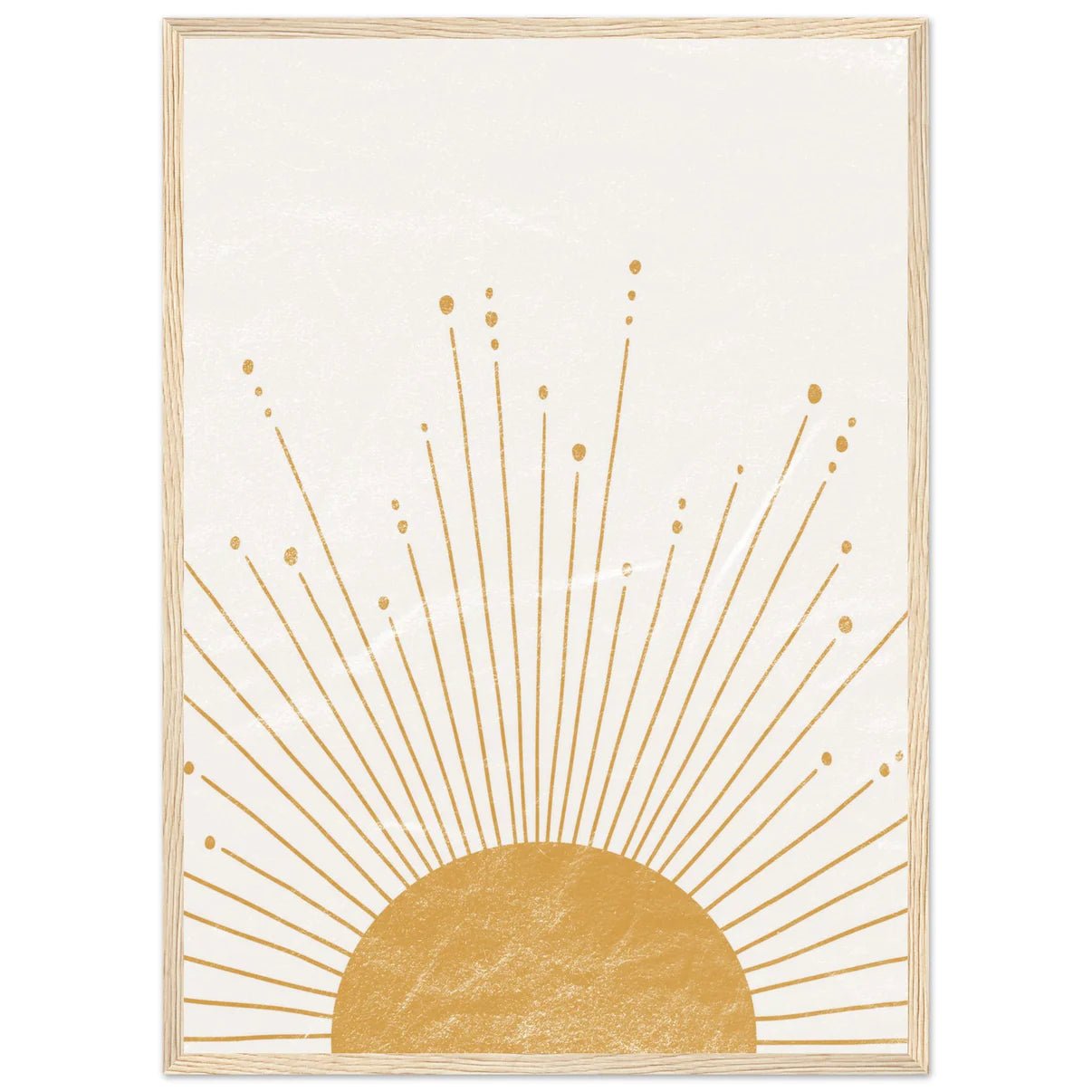 Boho Sun Wall Art - Luxury Art Canvas