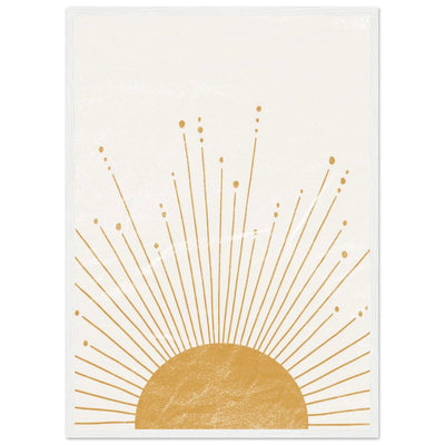 Boho Sun Wall Art - Luxury Art Canvas