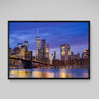 Brooklyn Bridge Manhattan New York Wall Art - Luxury Art Canvas