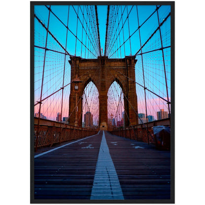 Brooklyn Bridge Sunset Wall Art - Luxury Art Canvas
