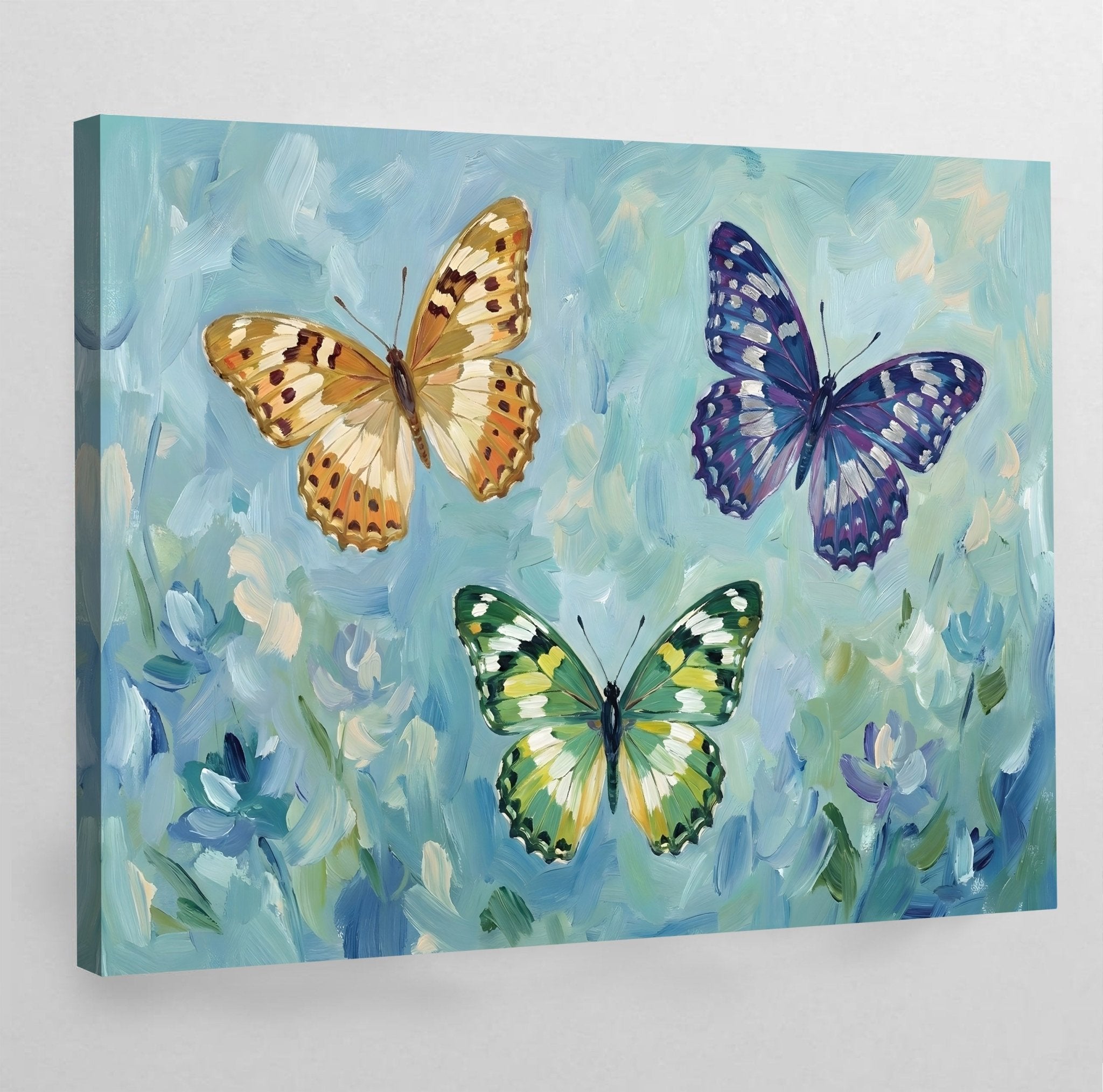 Butterfly Framed Wall Art - Luxury Art Canvas