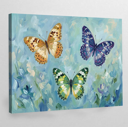 Butterfly Framed Wall Art - Luxury Art Canvas