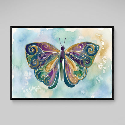 Butterfly Wall Art - Luxury Art Canvas