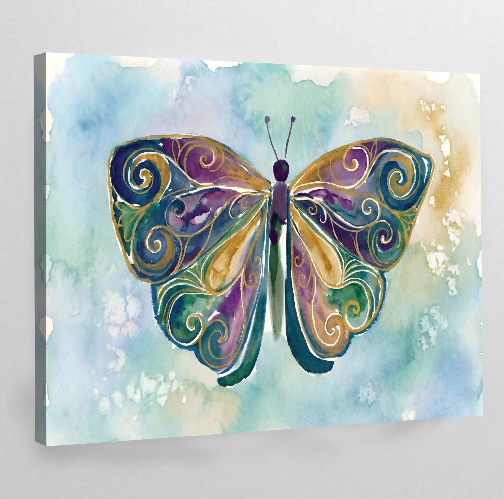 Butterfly Wall Art - Luxury Art Canvas