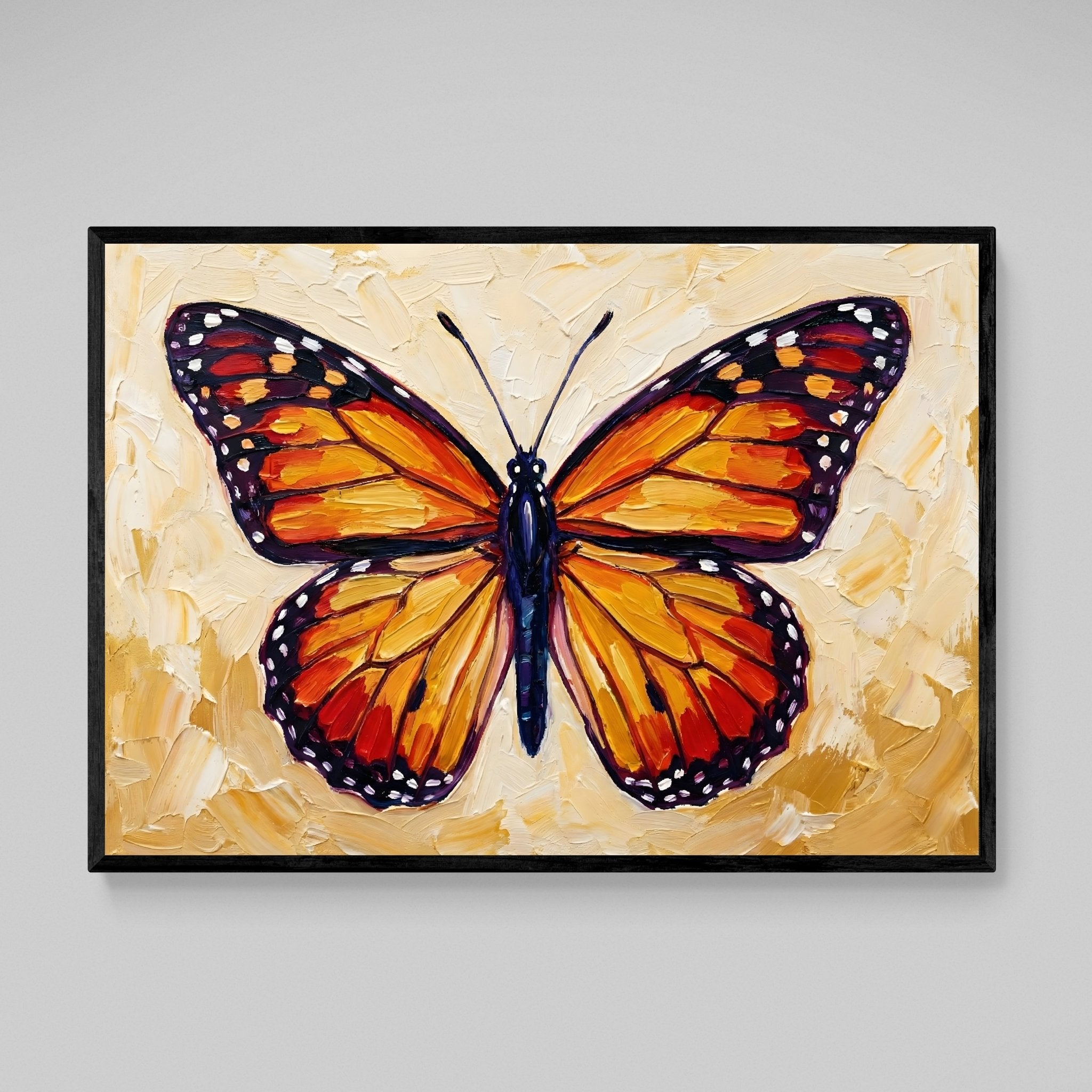 Butterfly Wall Art Canvas - Luxury Art Canvas