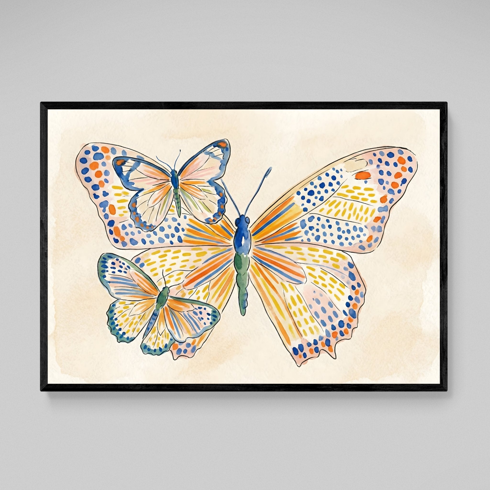 Canvas Butterfly Wall Art - Luxury Art Canvas