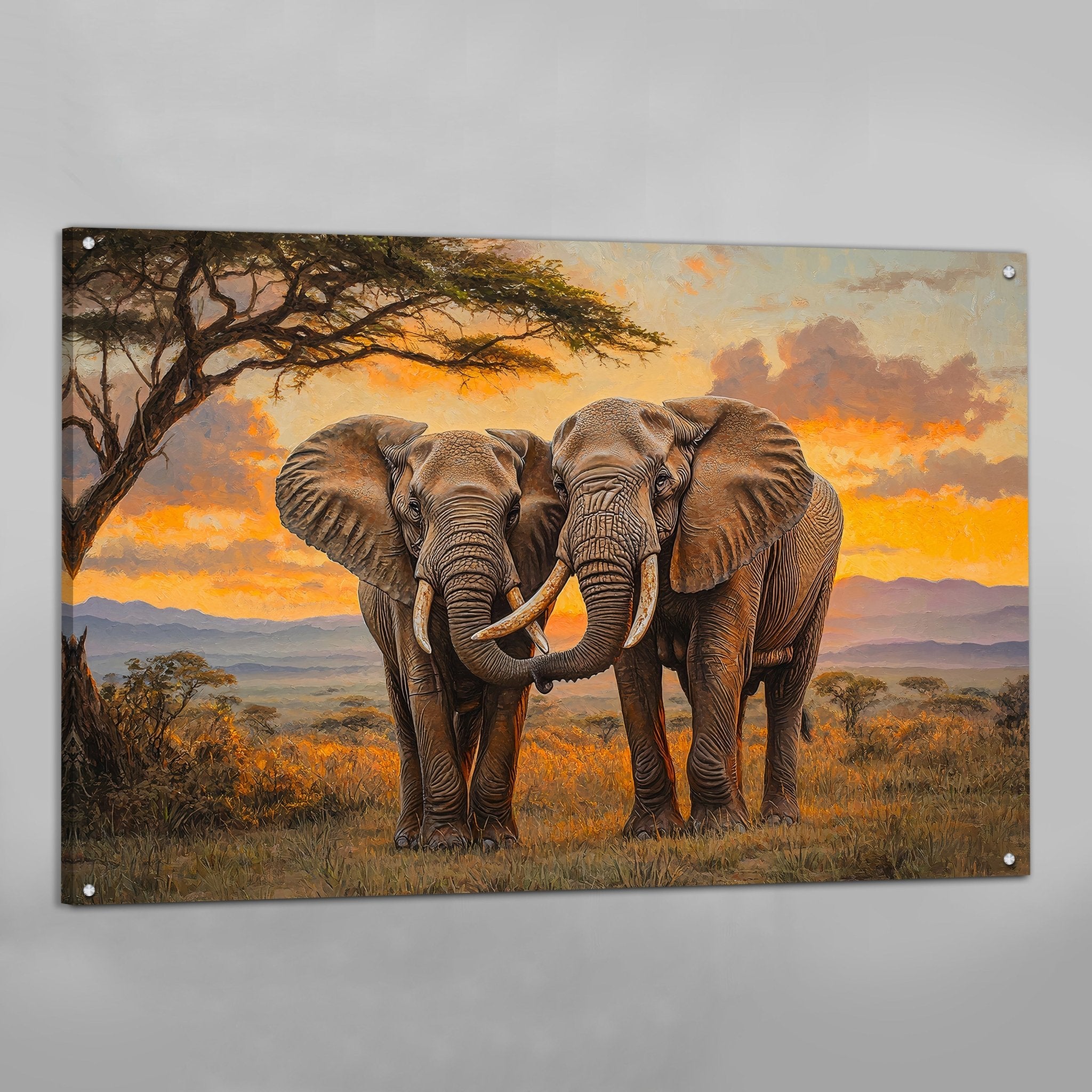 Canvas Elephant Wall Art - Luxury Art Canvas