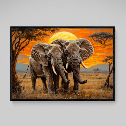 Canvas Wall Art Elephant - Luxury Art Canvas
