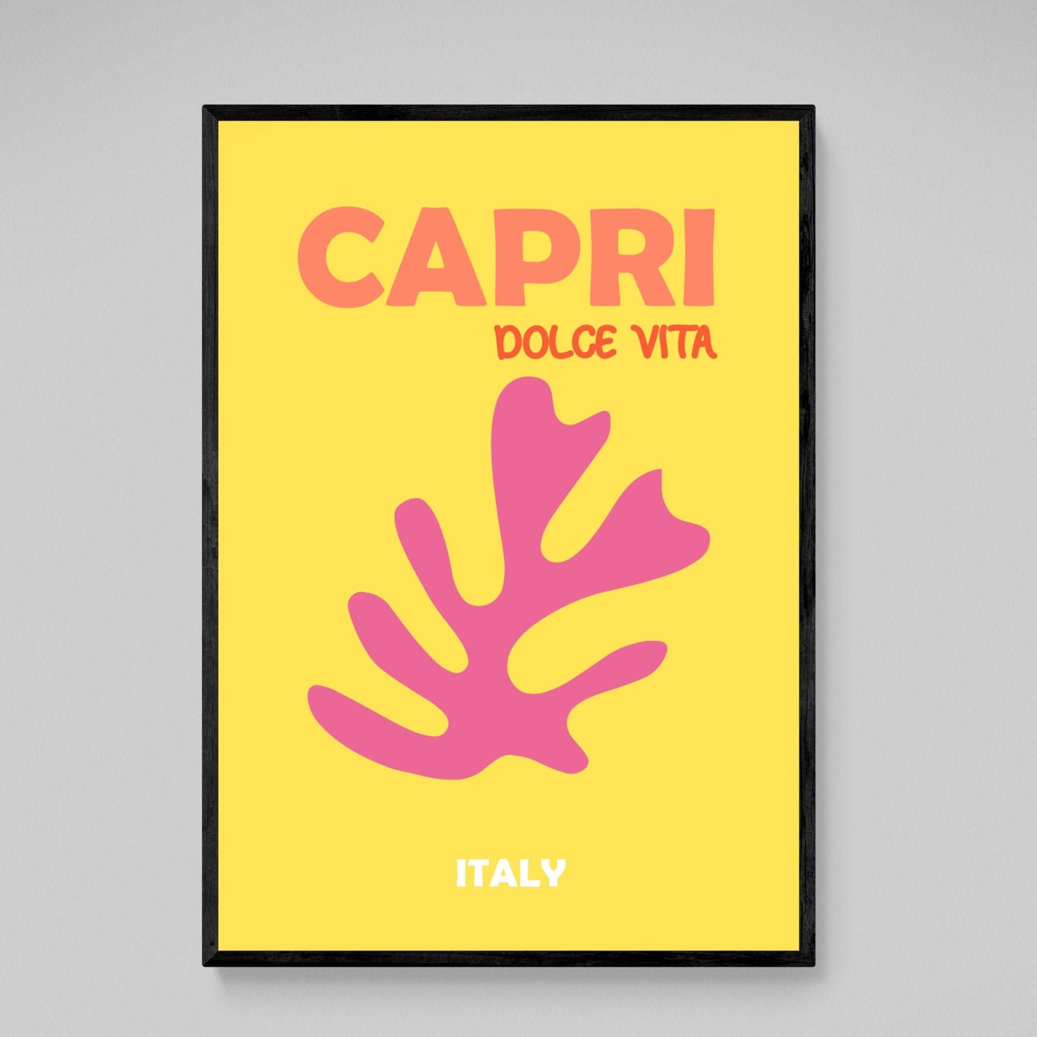 Capri Modern Wall Art - Luxury Art Canvas