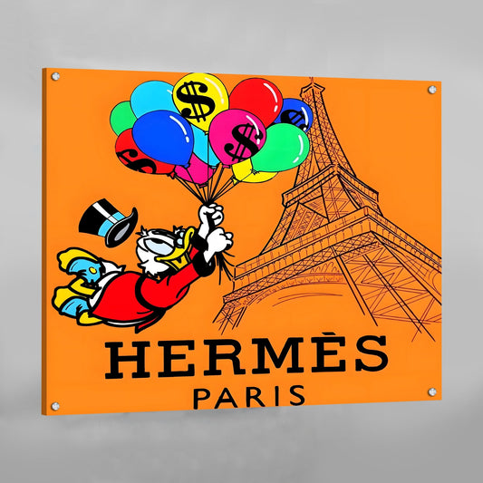 Cartoon Hermes Wall Art - Luxury Art Canvas