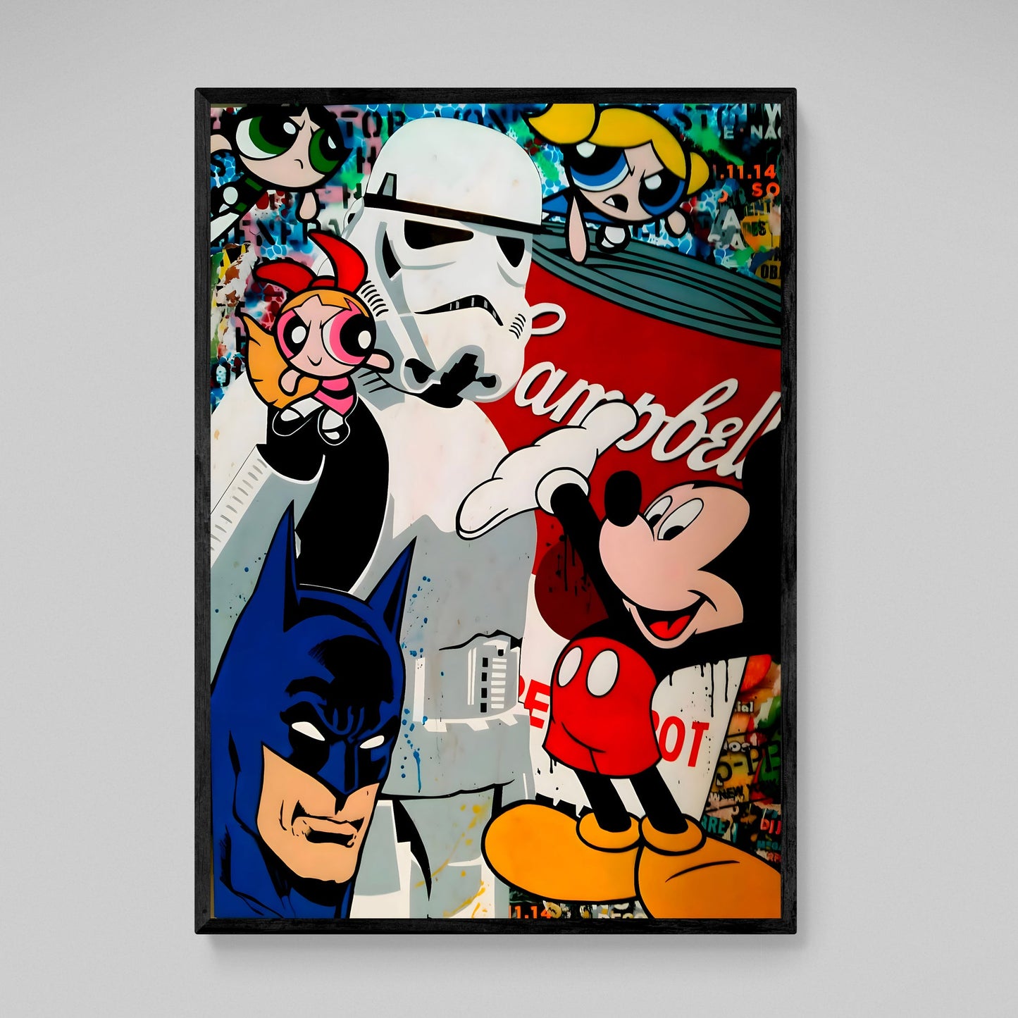 Cartoon Wall Art - Luxury Art Canvas