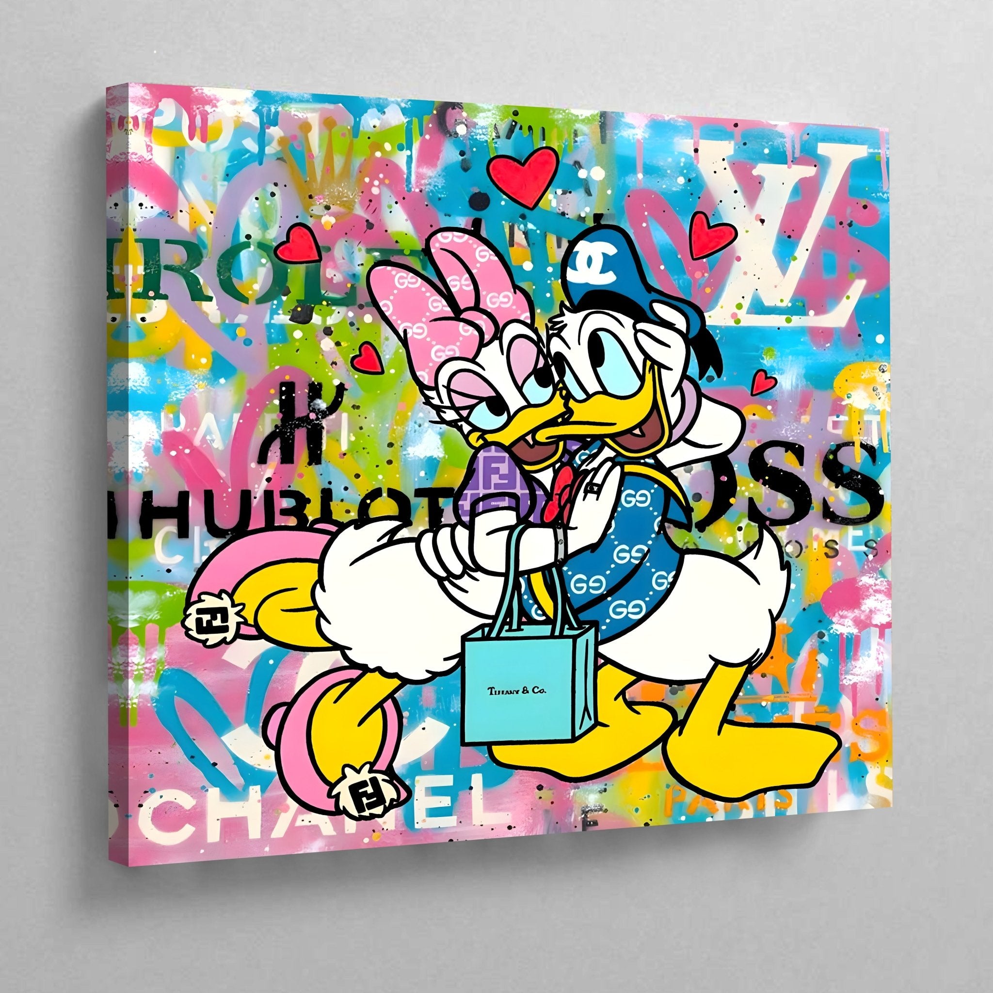 Cartoons Luxury Wall Art - Luxury Art Canvas