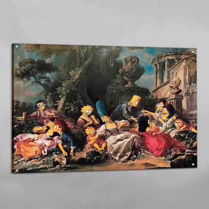 Cartoons Renaissance Wall Art - Luxury Art Canvas