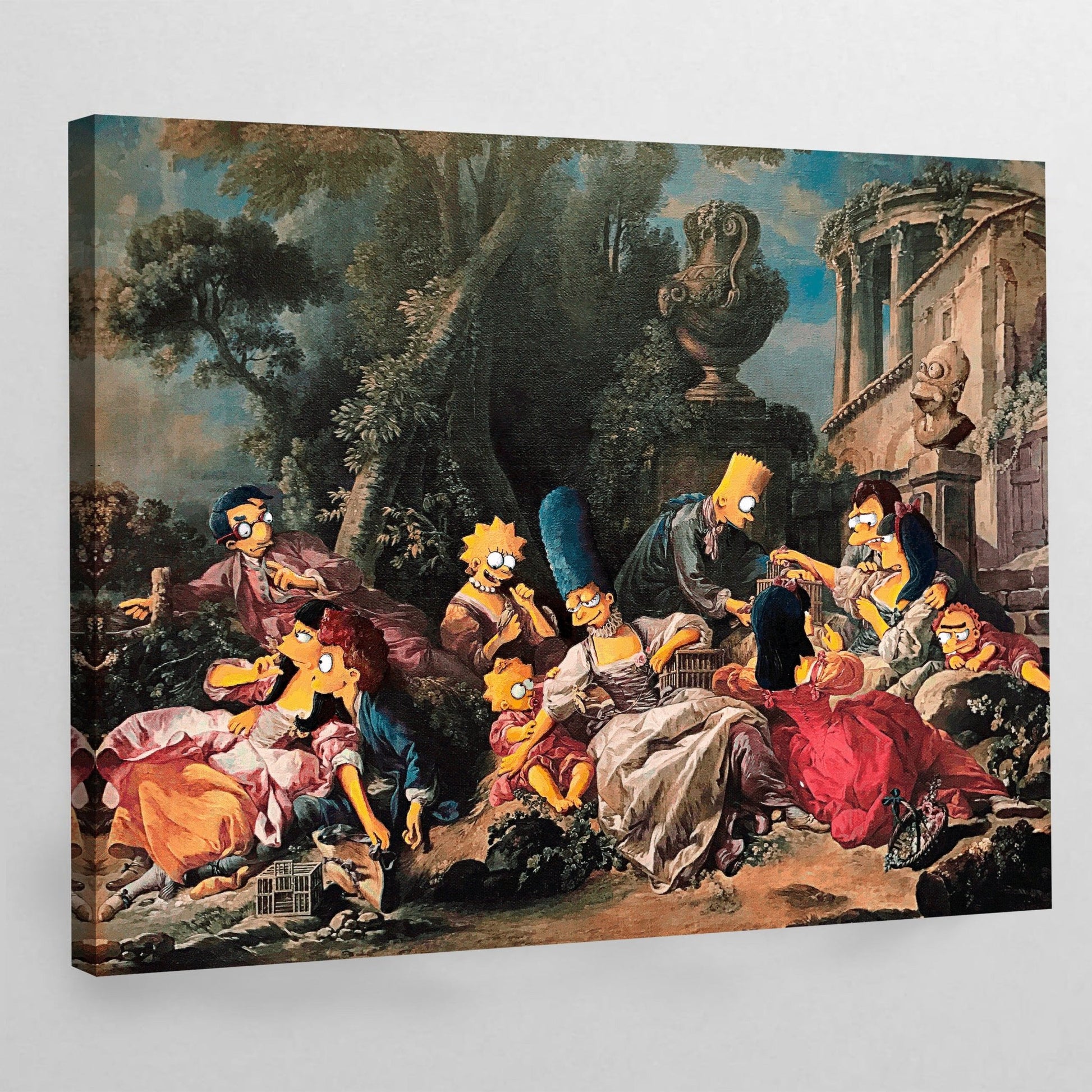 Cartoons Renaissance Wall Art - Luxury Art Canvas