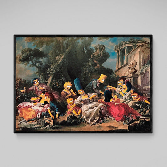 Cartoons Renaissance Wall Art - Luxury Art Canvas