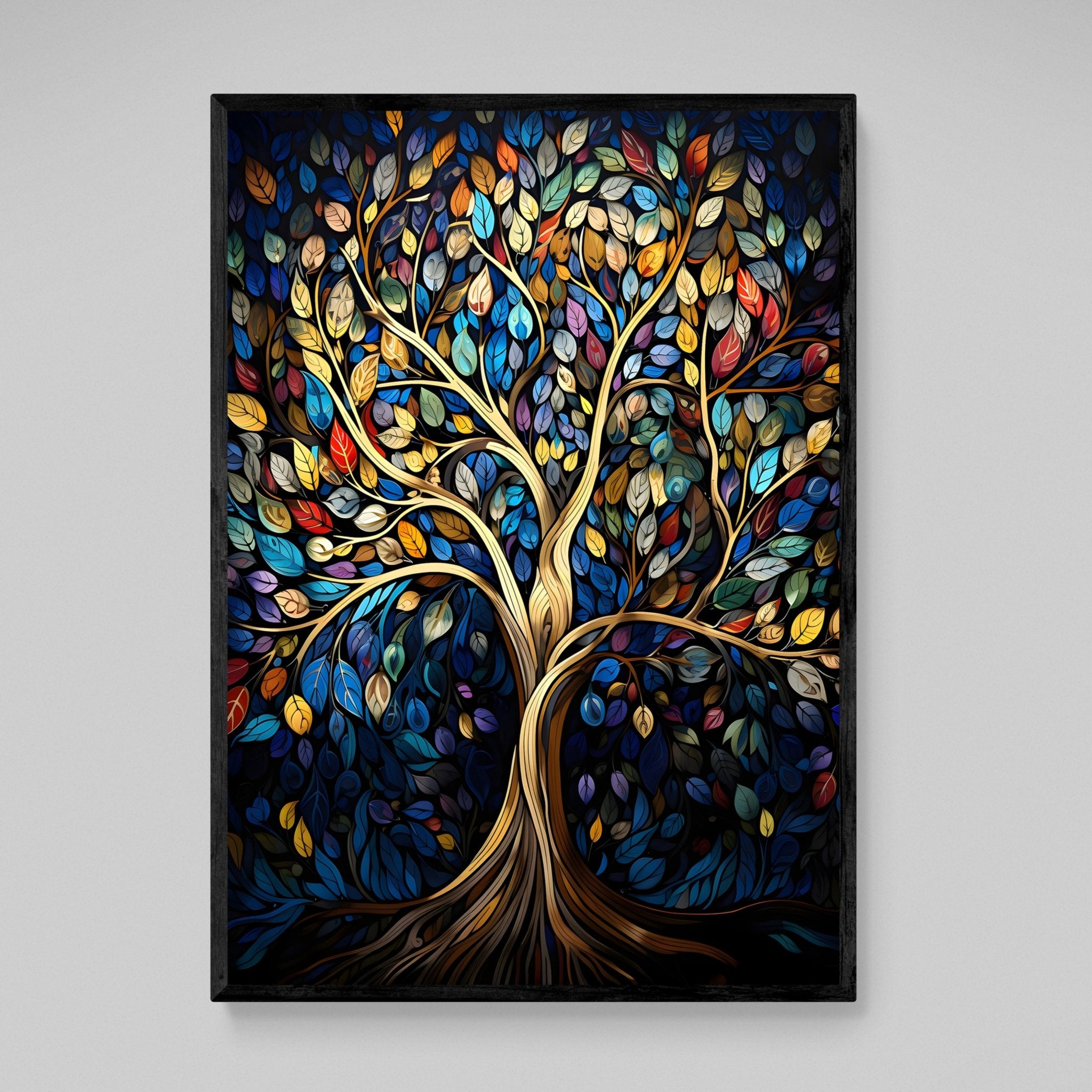 Celtic Tree Of Life Wall Art - Luxury Art Canvas