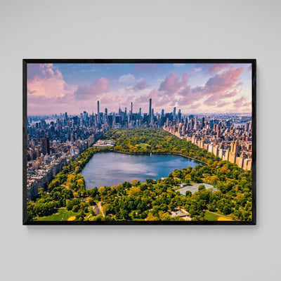Central Park View New York Wall Art - Luxury Art Canvas