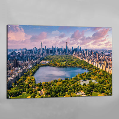 Central Park View New York Wall Art - Luxury Art Canvas