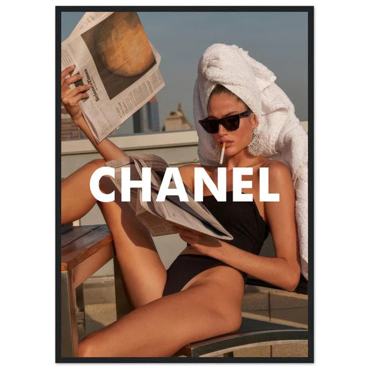 Chanel Magazine Wall Art - Luxury Art Canvas