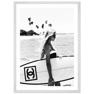 Chanel Surfboard Photography Wall Art - Luxury Art Canvas