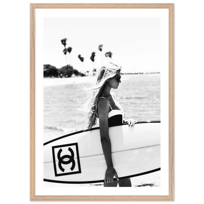 Chanel Surfboard Photography Wall Art - Luxury Art Canvas