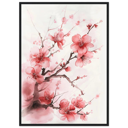 Cherry Blossom Japanese Wall Art - Luxury Art Canvas