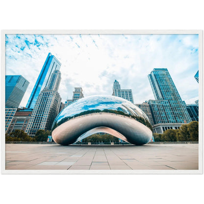 Chicago Cloud Gate Wall Art - Luxury Art Canvas