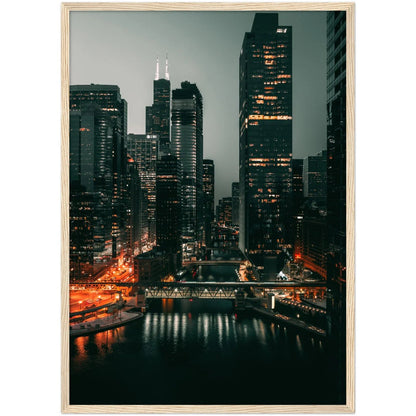 Chicago River Wall Art - Luxury Art Canvas