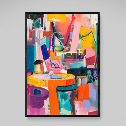 Colorful Abstract Canvas Wall Art - Luxury Art Canvas