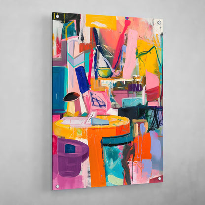 Colorful Abstract Canvas Wall Art - Luxury Art Canvas