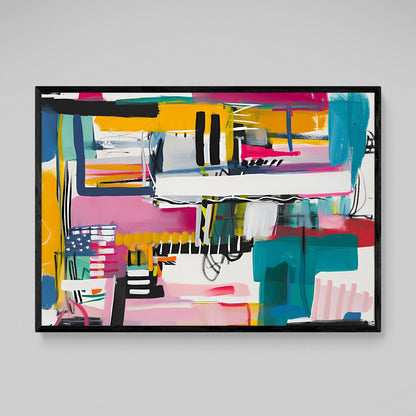 Colorful Abstract Wall Art - Luxury Art Canvas