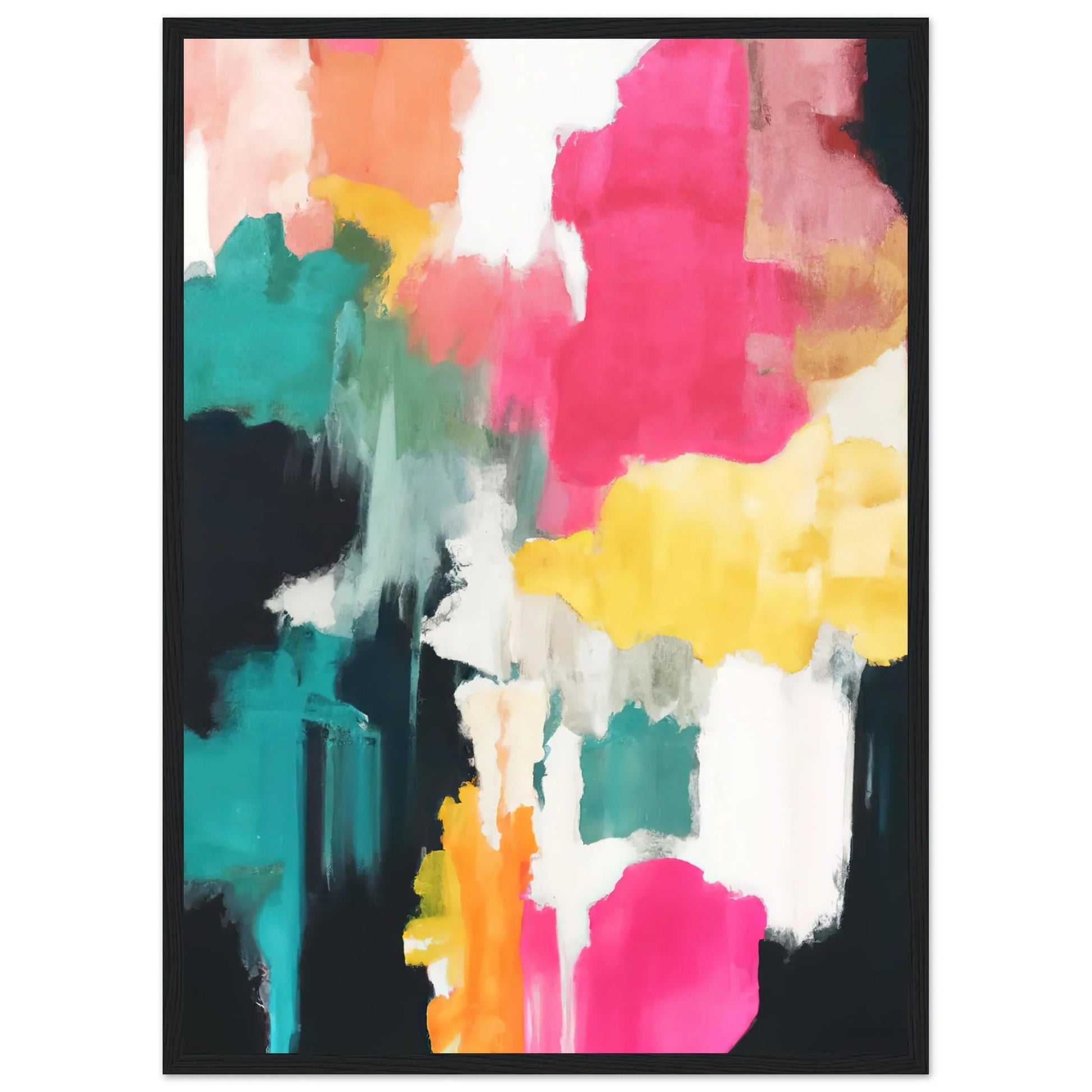 Colorful Abstract Wall Art - Luxury Art Canvas