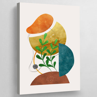 Colorful Boho Scandinavian Wall Art - Luxury Art Canvas